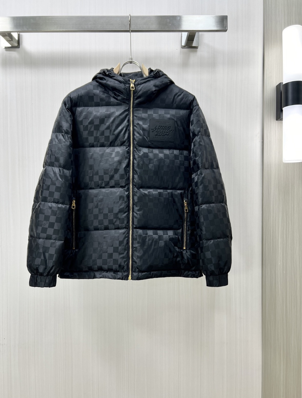 Manteau à motif noir